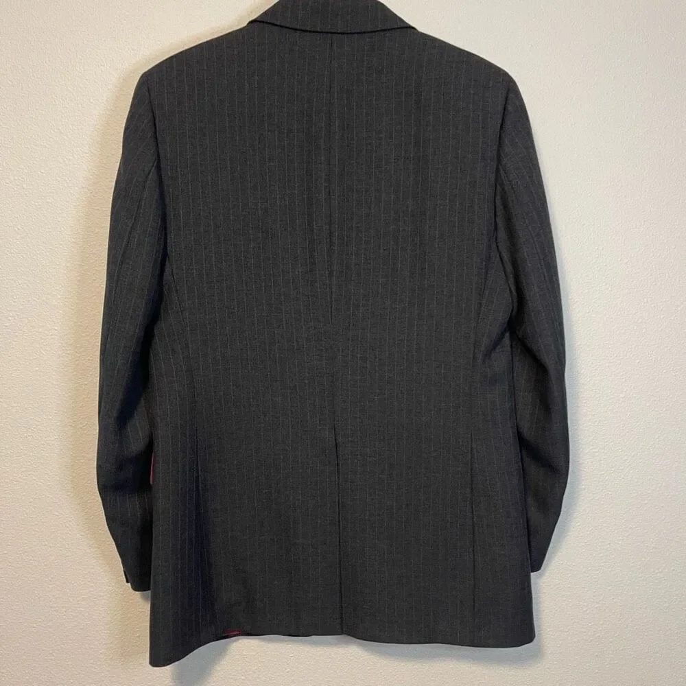 Vintage Levi’s Gray Pinstripe Blazer Size 44L‎